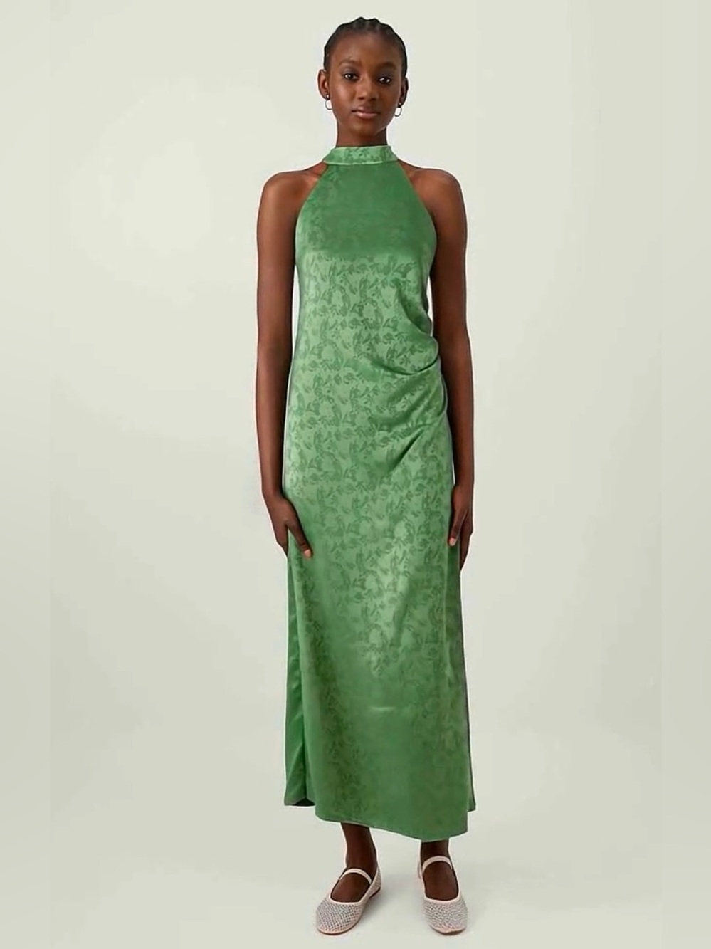 YAS Satin Maxi Dress